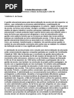 A Gestao Educacional e a LDB