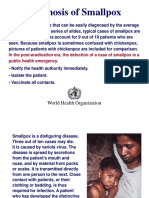 Diagnosis of Smallpox: World Health Organization