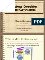 Ronak-Mass Customization