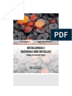 Metallurgia e Materiali Non Metallici Teoria e Esercizi Svolti PDF