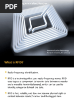 RFID - Radio-Frequency Identification: Communication Technology