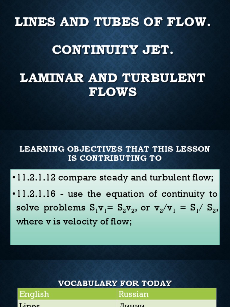 Laminar and Turbulent Flow Overview | PDF | Fluid Dynamics | Turbulence
