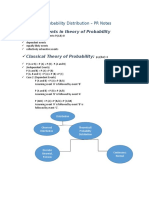 Probability Distributions and Events in 40 Characters
