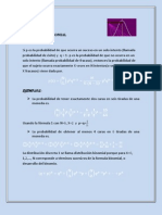 Distribución Binomial