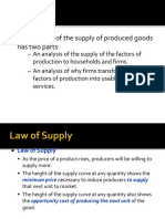 The Law of Supply and Equilibrium