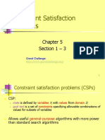 Constraint Satisfaction Problems: Section 1 - 3