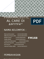 Pharmaceutical Care Di Apotek