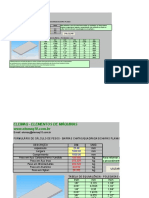 Cálculos de Pesos - Barras Chatas, Quadradas, Chapas Planas