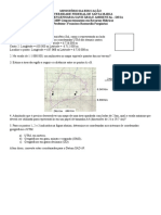 Exercícios de Cartografia UFSM DESA HDS 1009