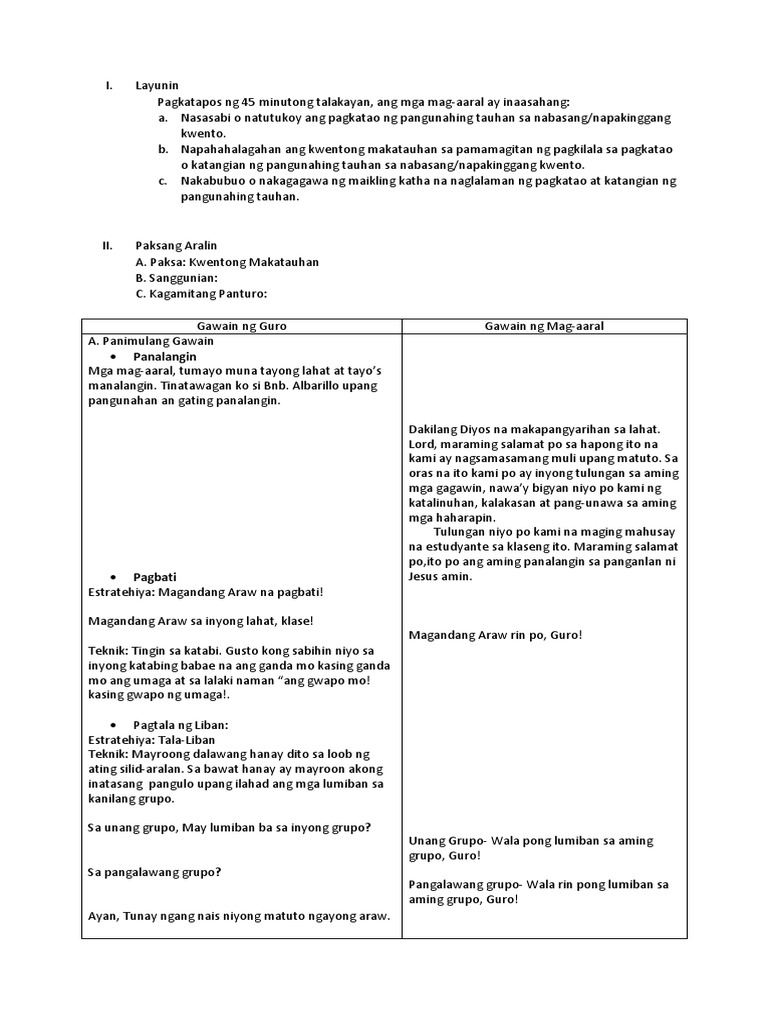 Layunin | PDF