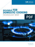 IRENA Biogas For Domestic Cooking 2017