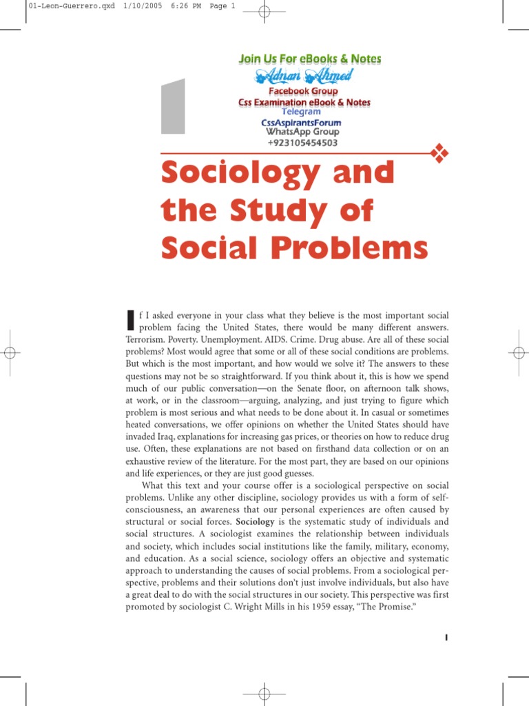 When should we use sociological theoretical perspective in addressing social problems image