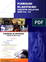 Piawaian Klasifikasi Industri Malaysia 2008