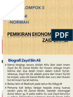 Pemikiran Ekonomi ZaId Bin Ali