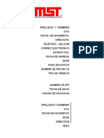 Ficha de Datos- Obrero