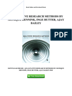 Qualitative Research Methods by Monique Hennink Inge Hutter Ajay Bailey