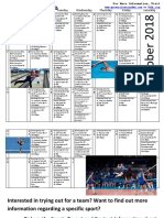 Sports Calendar_ October 2018