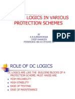 DC Trip Logics in Various Protection Schemes: BY K.B.Subramonian Chief Manager Powergrid 400 KV Mysore Ss