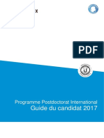 IdExBordeaux 2017PostDocProgram Guide Du Candidat v1