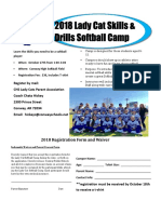 Softball Mini Camp-October PDF Flyer