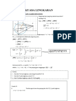 Kuasa Lingkaran Geometri Analitik Bidang