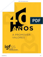 IGFSS - 40 Anos A Promover Valores PDF