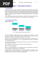 4RA34RB3 Lecture Note 7 Semiconductor Detectors