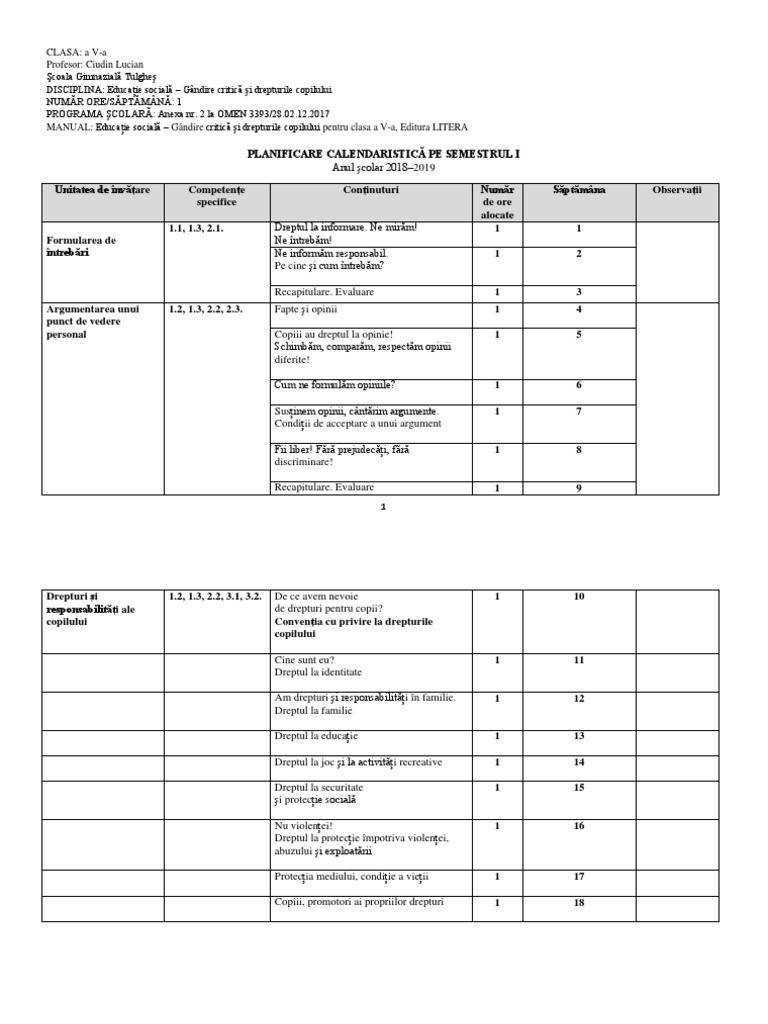 Manual De Educatie Sociala Clasa 5 Editura Litera