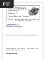 Simulado XLII - Perito Criminal Federal - Área 6