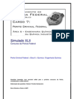 Simulado XLII - Perito Criminal Federal - Área 6