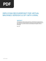 Deploying RecoverPoint For Virtual Machines 5.0 SP1 With VxRail