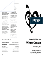 Winter Concert: Upcoming Events