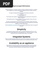 Hyperconverged VSAN Solutions