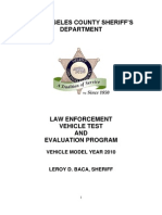 Los Angeles County Sheriff'S Department: Vehicle Model Year 2010