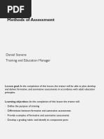 methods assessment daniel stevens