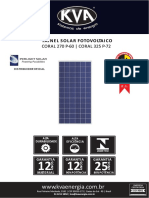 Painel Solar Fotovoltaico Coral 270 325 Rev 0001