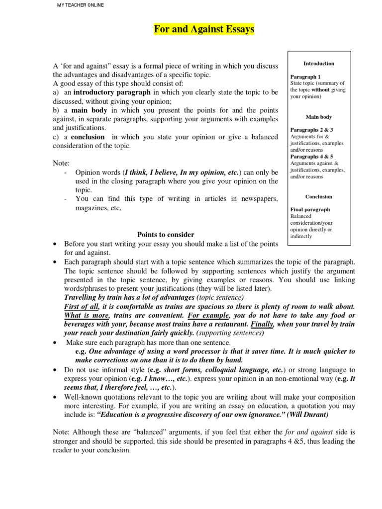 Writing Balanced Essays | PDF | Essays | Advertising