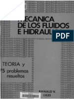 Mecanica de Fluidos e Hidraulica - RANALD V. GILES PDF