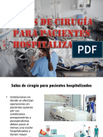 Salas de Cirugía para PX Hospitalizados