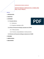 Tema 1 - La PRL en La Conselleria de Sanitat