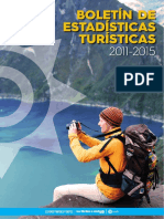 Boletin Estadisticas Turisticas 2011 2015