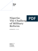 237 Nigeria the Challenge of Military Reform