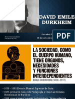 Presentación Emilio Durkheim