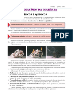 Aula 05 - Fenômenos Físicos e Químicos e Equações Químicas