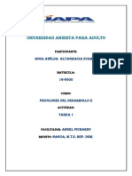 Tarea 1 de Psicoogia Del Desarrollo 2