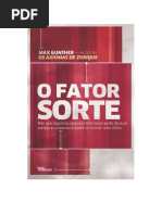 Livro o Fator Sorte de Max Gunther