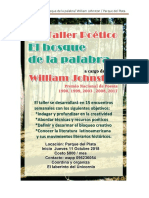 Taller El Bosque de La Palabra W Johnston