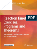 Toth J Nagy A L Papp D Reaction Kinetics Exercises Programs