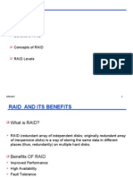 What is RAID Benefits of RAID Concepts of RAID RAID