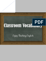 Classroom Vocabulary